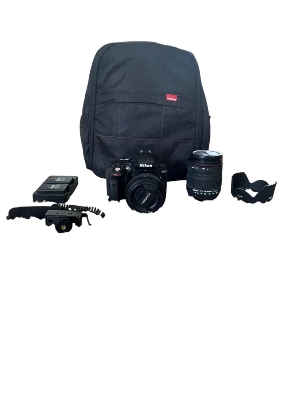 Nikon D3300 DSLR Camera Bundle W/ 50mm Yongnuo Lens Sigma 18-200mm Lens Tripod